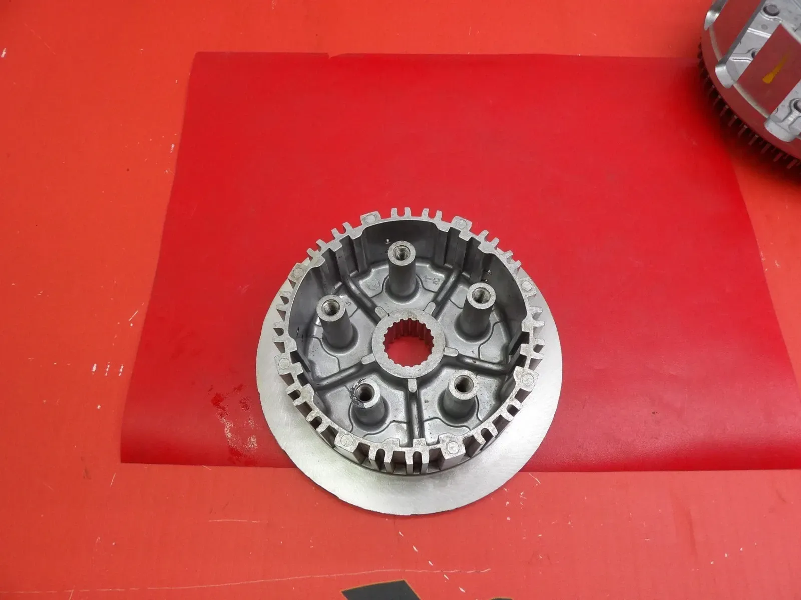 2005 Honda CR125R Clutch Basket Plates Hub Assembly 22100-KZ4-L30