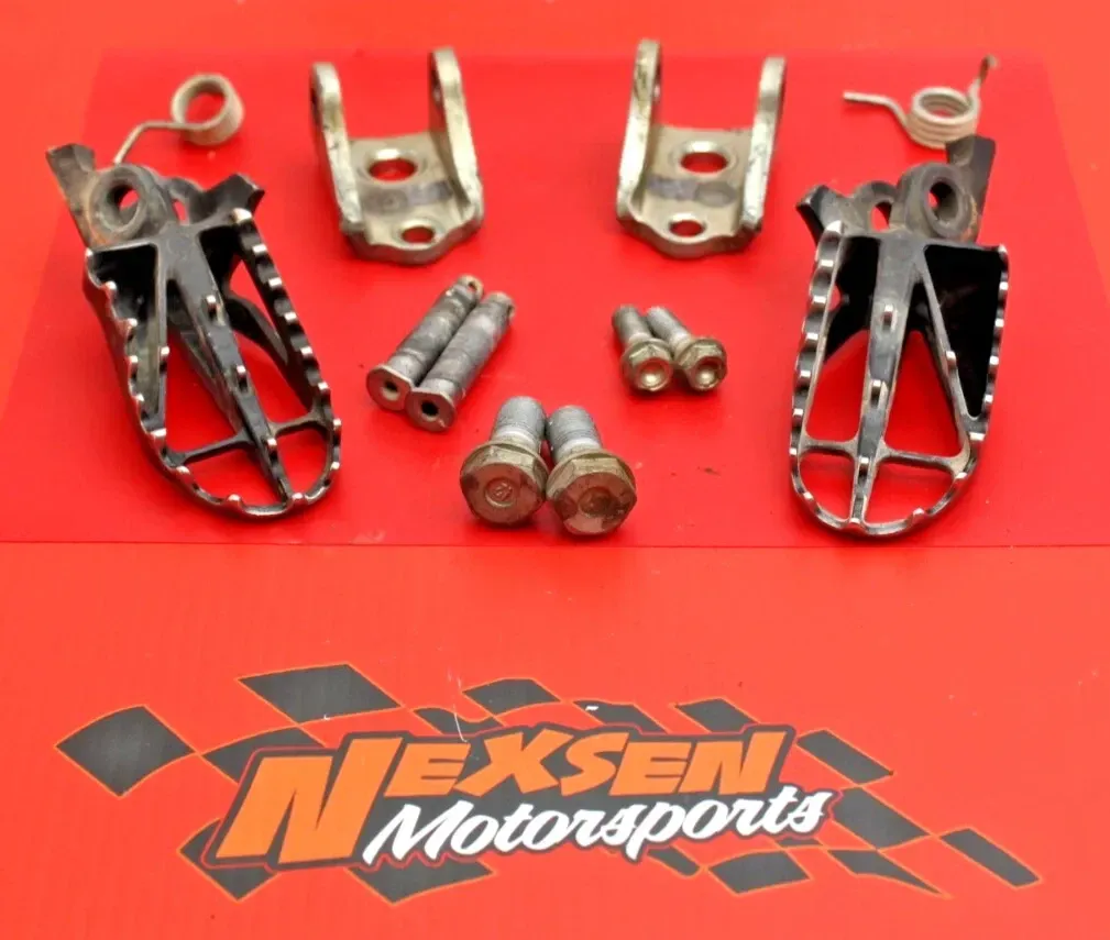 2008 Honda CRF250X Foot Pegs Left & Right Mount Set