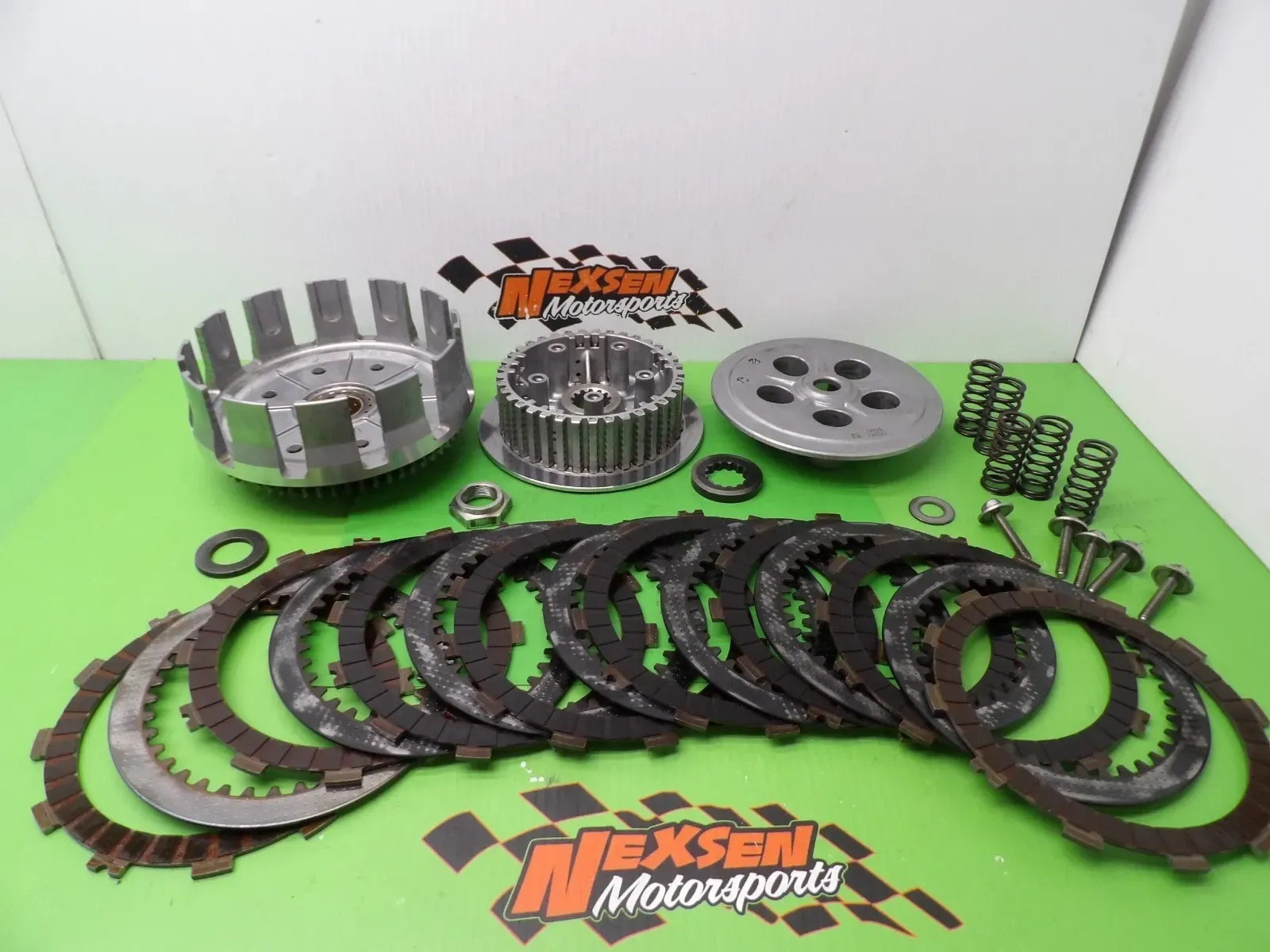 2017 Kawasaki KX450F Complete Clutch Hub Basket Plates Assembly 13095-0122