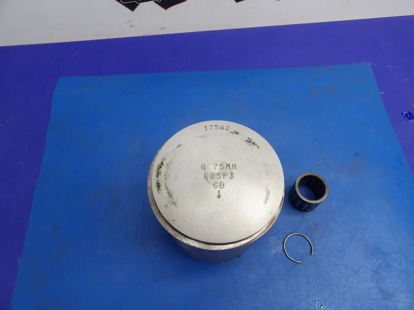 1990 Yamaha YZ250 Engine Piston Top End Oversized .75mm 3JE-11637-01-00