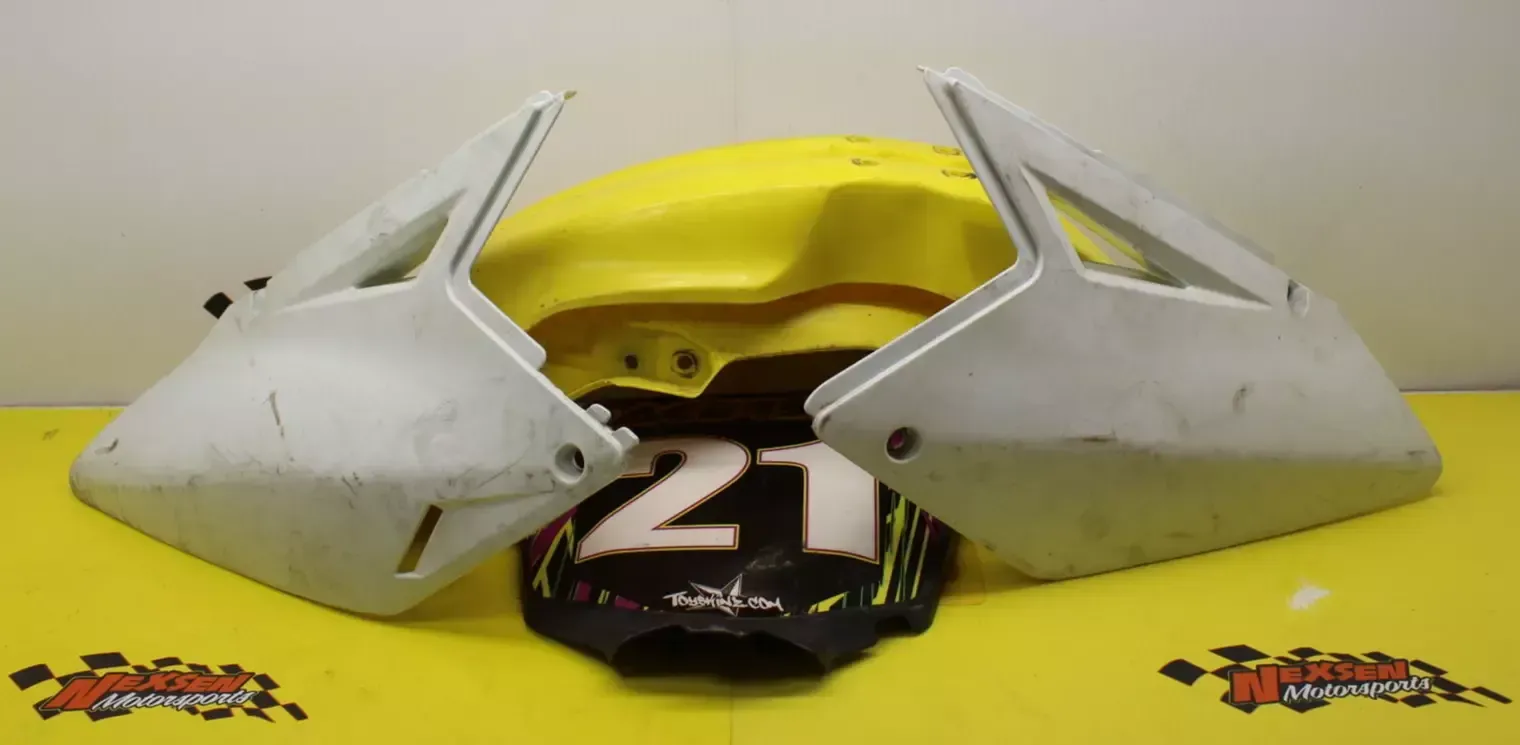 2007 Suzuki Rmz250 Acerbis Plastics Body Kit Fenders Fairings Cowls
