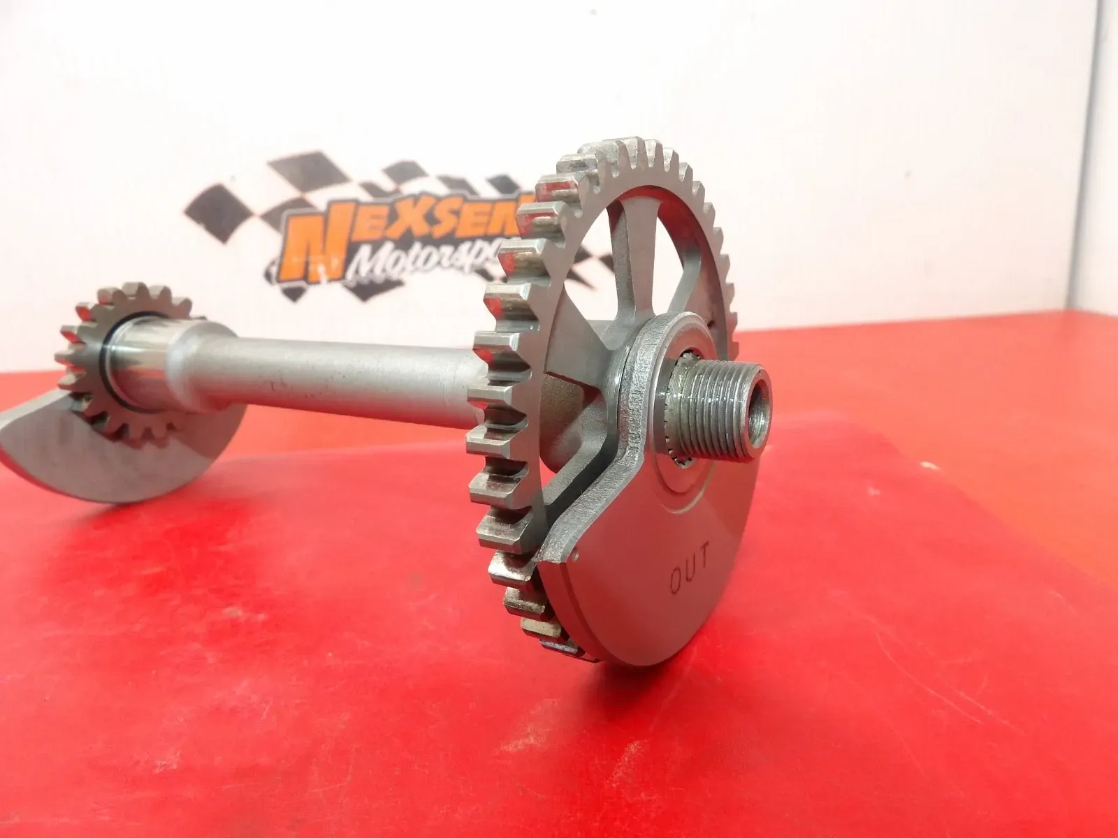 2004 Honda CRF450R Crankshaft Crank Balancer Driven Gear Shaft 13420-MEB-670