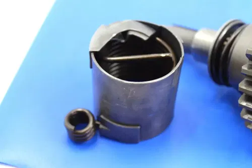 1974 Yamaha Mx250 Kickstart Kick Start Shaft W Idler Gear