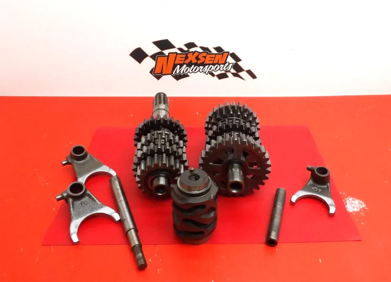 1987 Honda Cr250R Transmission Gear Set W/ Shift Drum