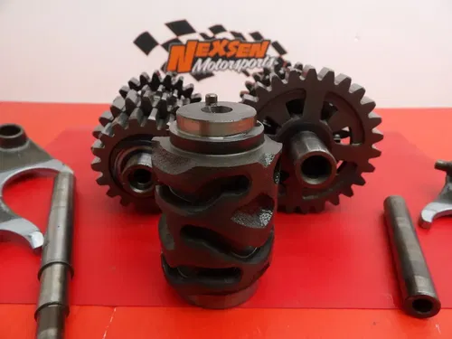 1987 Honda Cr250R Transmission Gear Set W/ Shift Drum