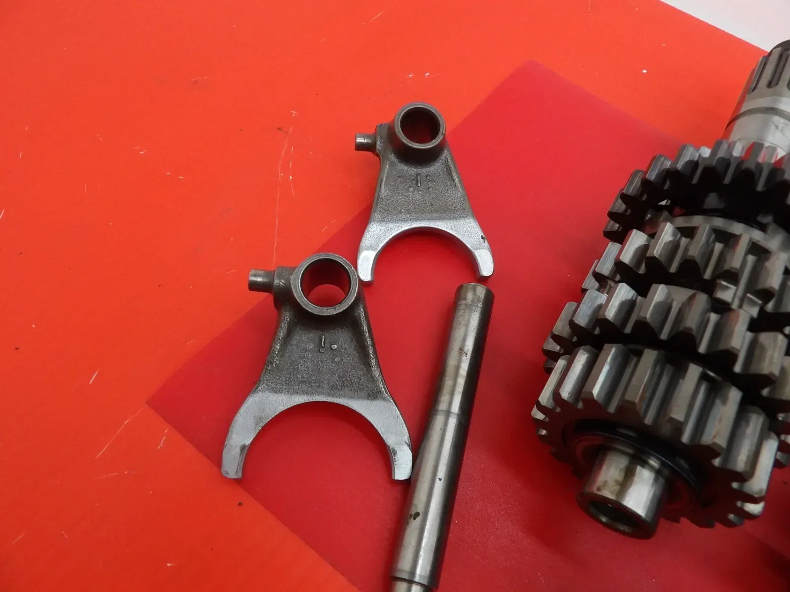 1987 Honda Cr250R Transmission Gear Set W/ Shift Drum