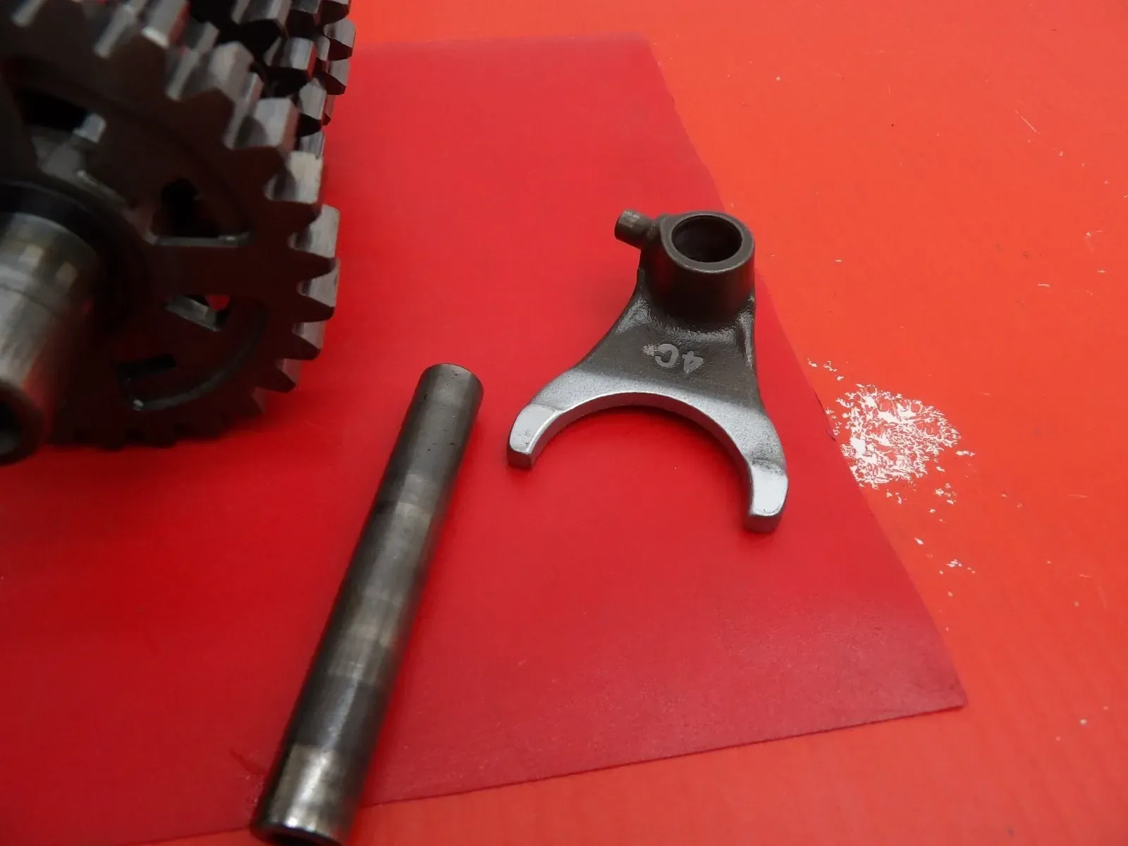 1987 Honda Cr250R Transmission Gear Set W/ Shift Drum