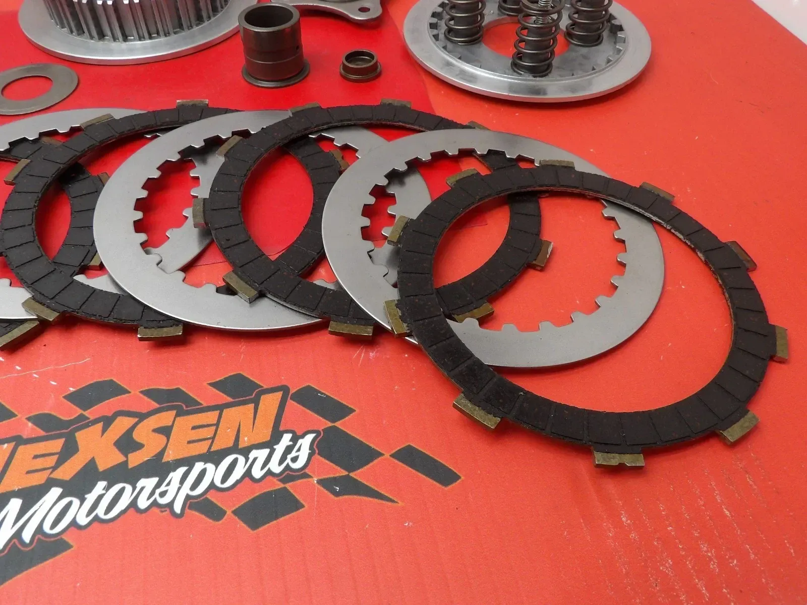 1985 Honda ATC250SX Complete Clutch Hub Basket Plates Assembly 22100-HA0-770