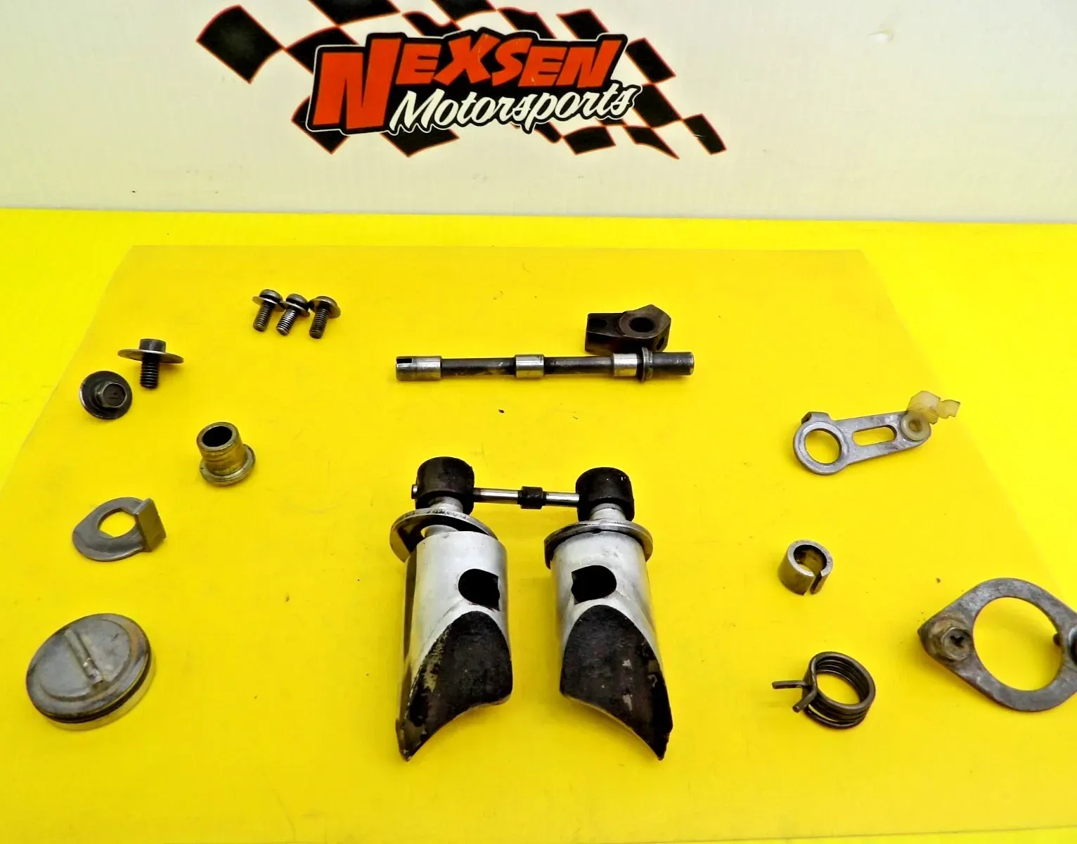 1996 Suzuki RM125 Power Valve Exhaust Valve Assembly 11254-36E10