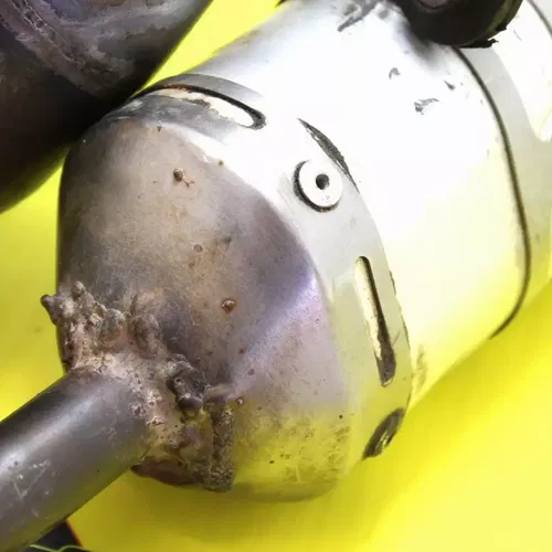 2008 Cobra Motorcycle Cx50 Exhaust Pipe Chamber Header