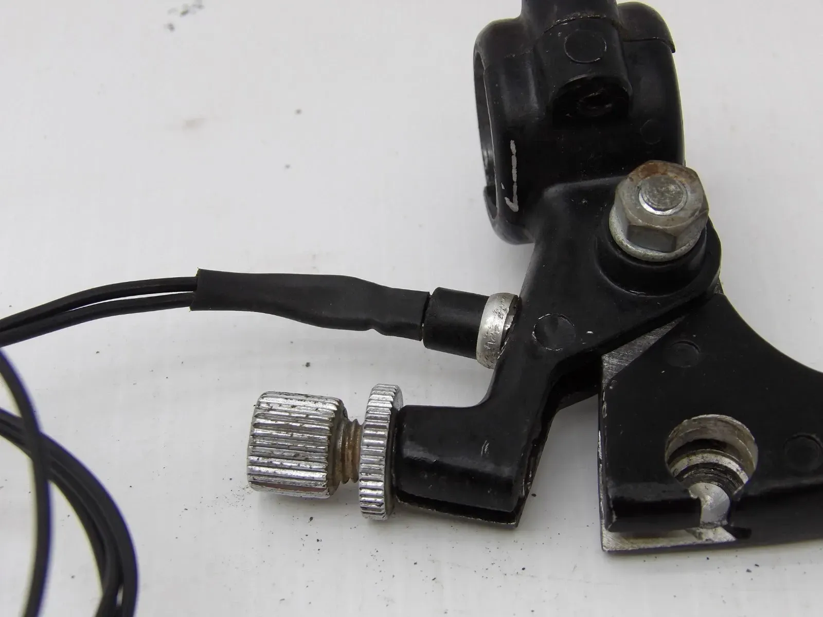 Vintage Dirt Bike / Motorcycle Front Brake Lever Perch w/ Switch & Wires