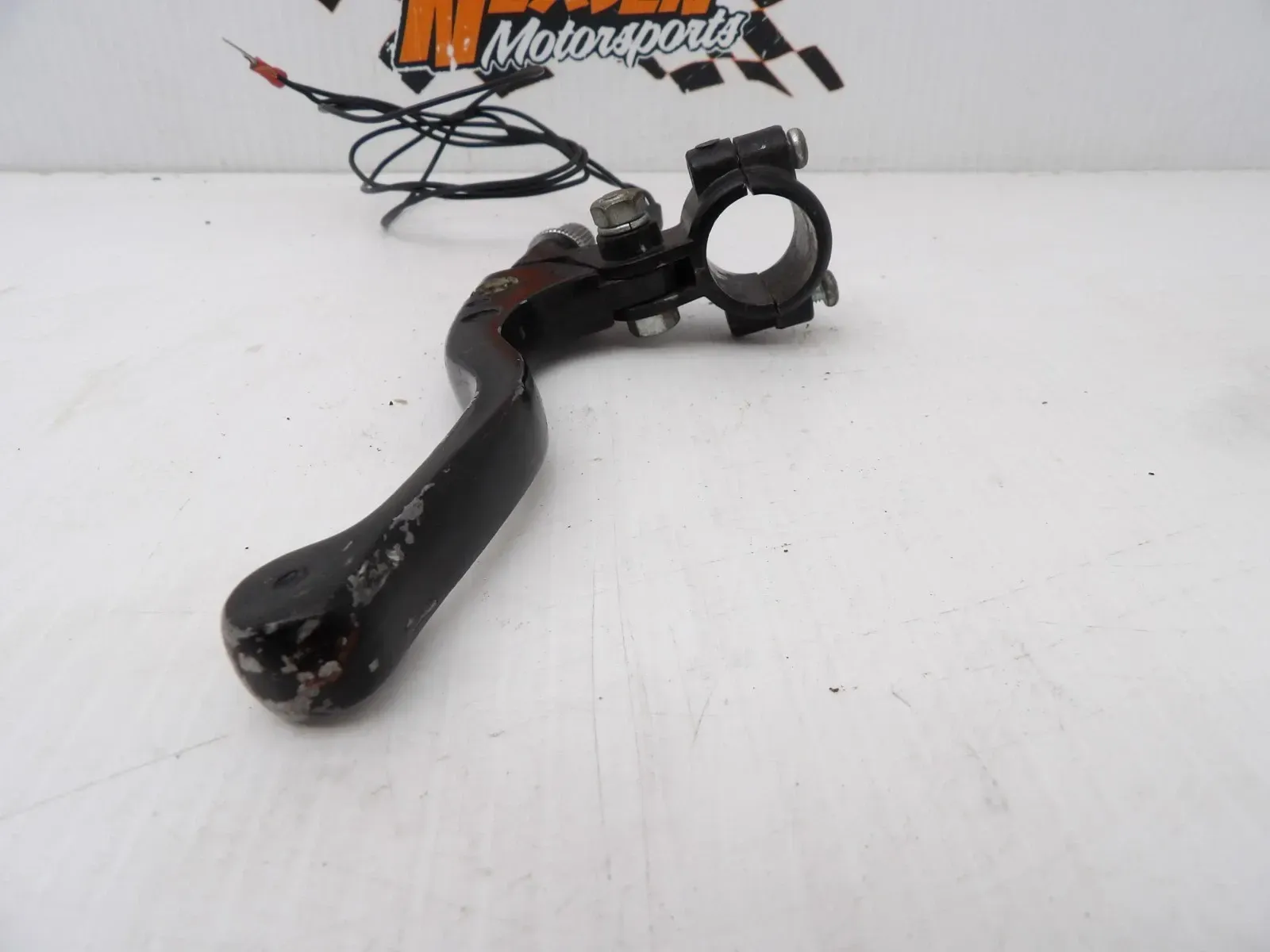 Vintage Dirt Bike / Motorcycle Front Brake Lever Perch w/ Switch & Wires