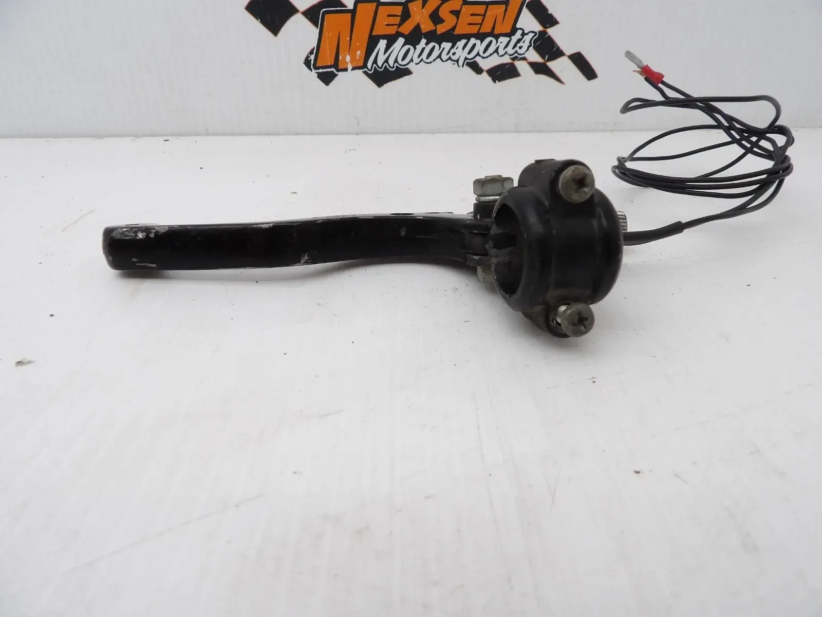 Vintage Dirt Bike / Motorcycle Front Brake Lever Perch w/ Switch & Wires