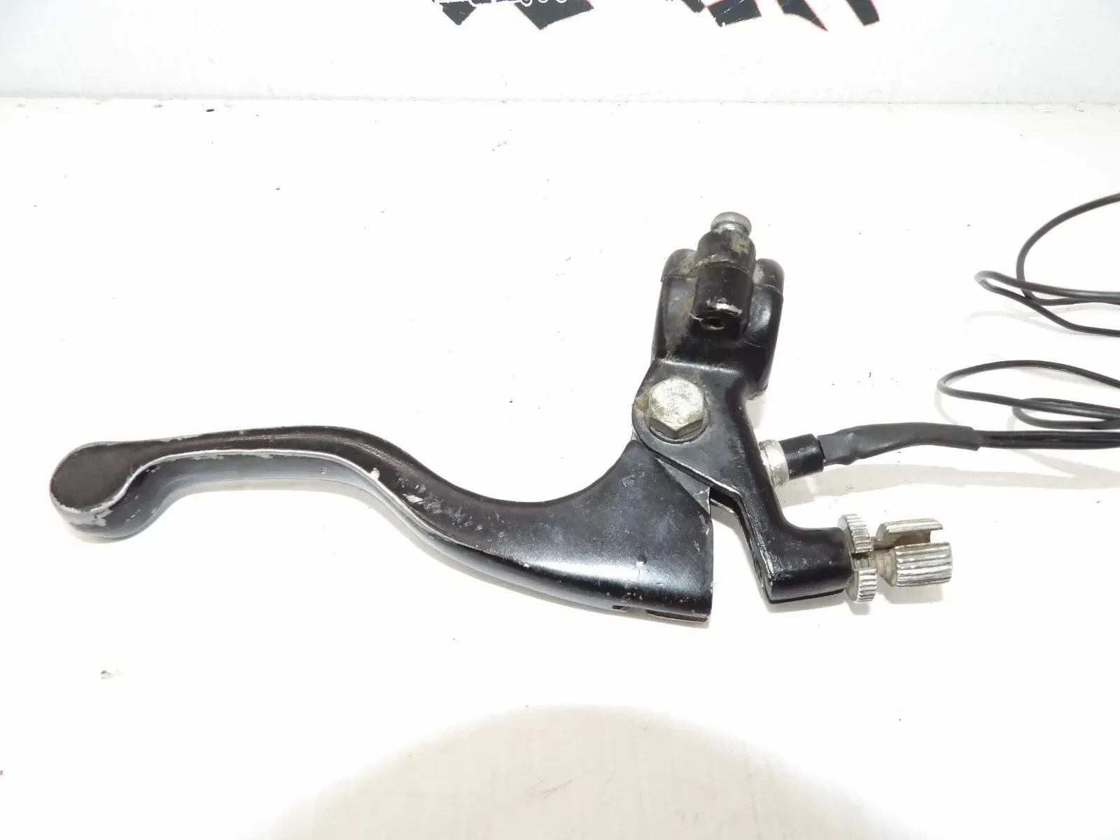 Vintage Dirt Bike / Motorcycle Front Brake Lever Perch w/ Switch & Wires