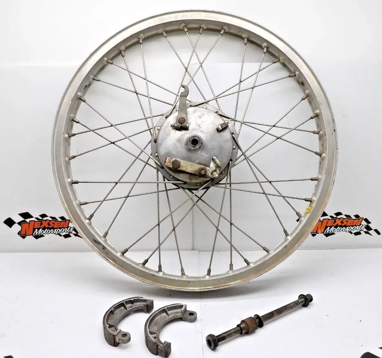 1972 Bultaco Alpina 175 Akront Front Wheel Rim Hub Assembly 21 x 1.60 Vintage