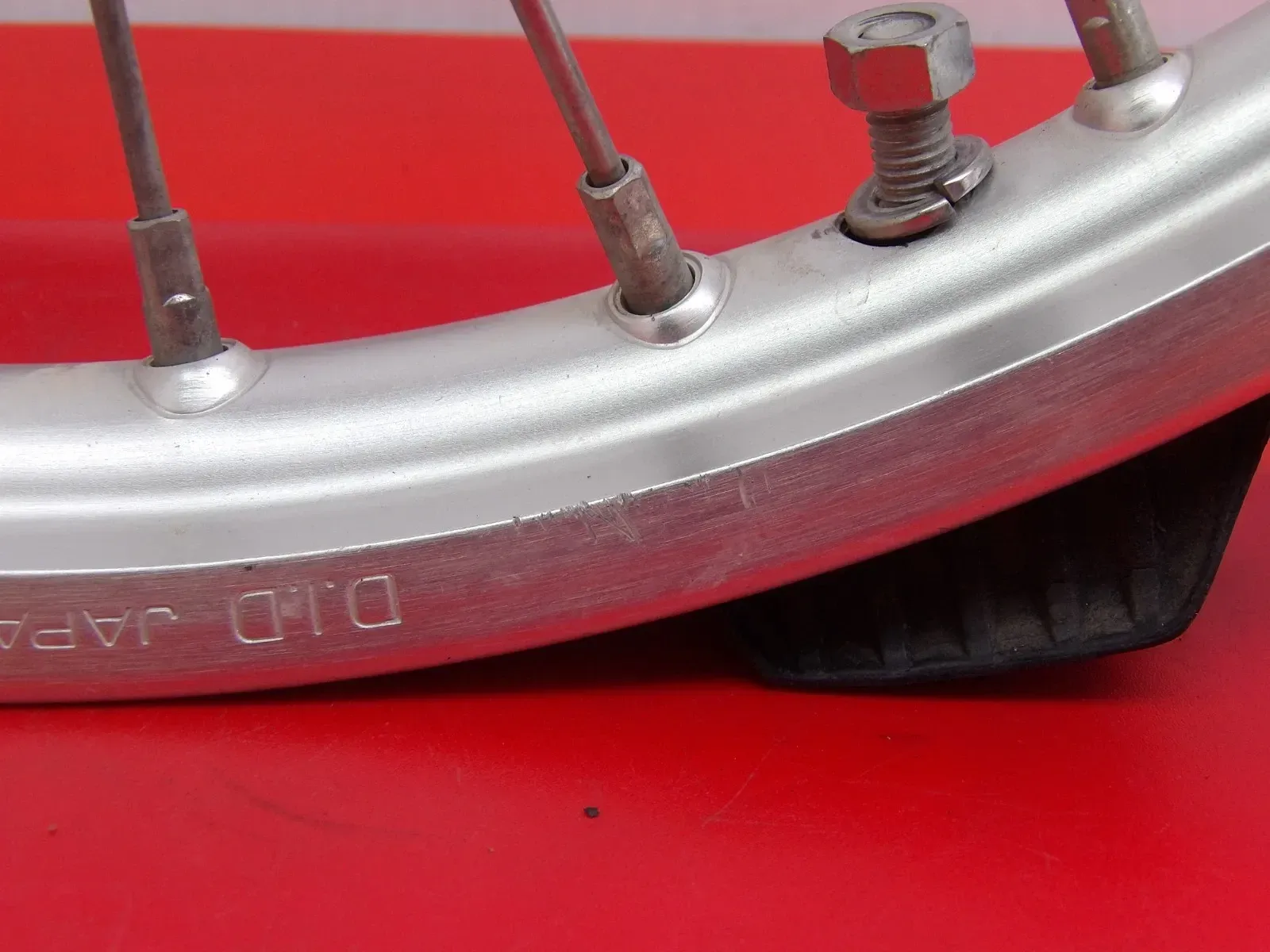 2007 Honda CRF150R Front Wheel Hub Rim Assembly 44650-KSE-670