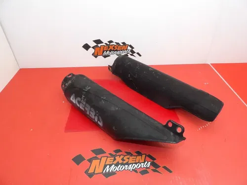2001 Honda CR250R Acerbis Front Fork Guards Black Set