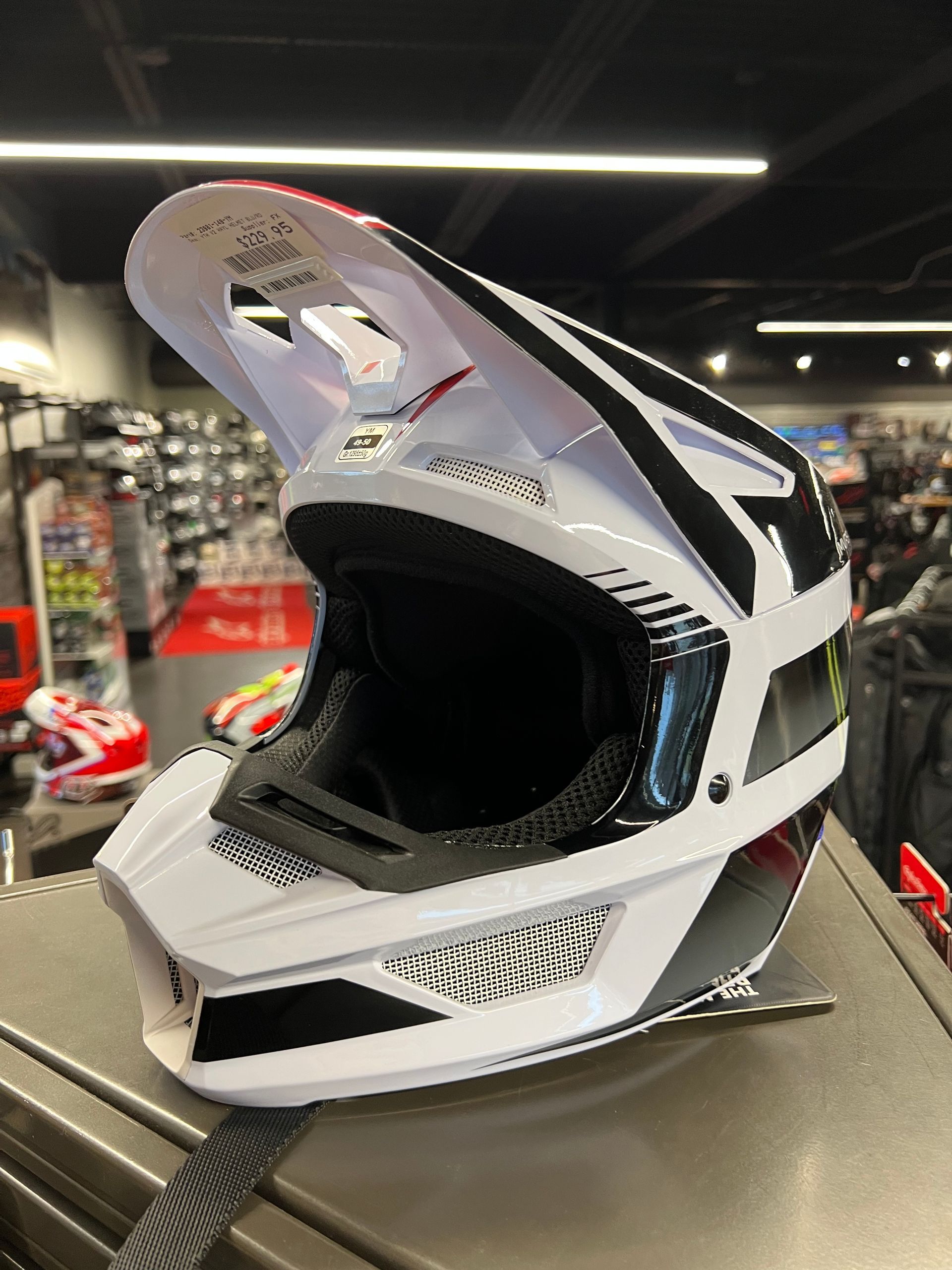 Fox Racing Youth V2 Helmet HAYL - BLUE/RED