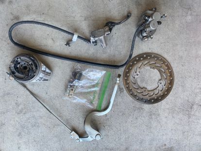 2018 Honda Crf125f Front And Rear Brake Assemly (OEM!!)