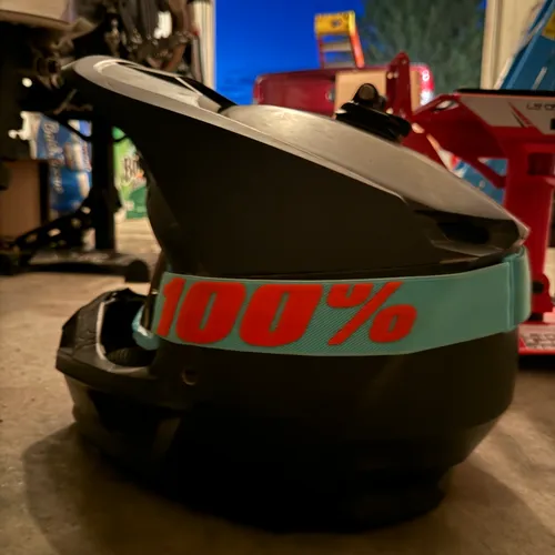 Fox Racing Helmet With Goggles 