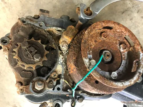 1986 Honda TRX70 Engine LOCKED UP 3