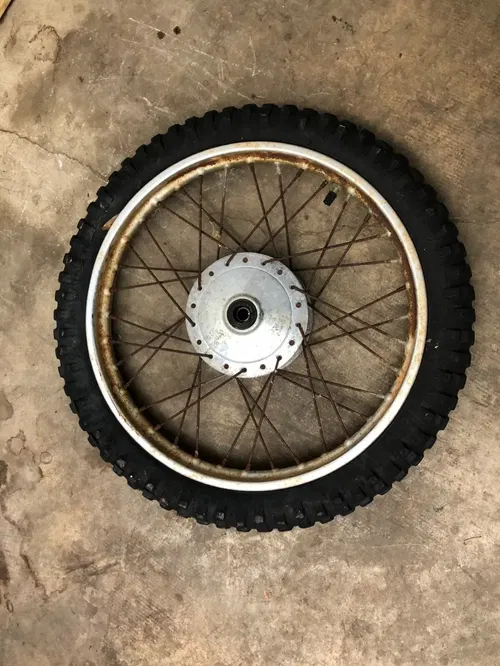 1975 Honda XR75 Front Wheel