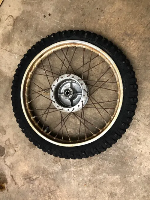 1975 Honda XR75 Front Wheel