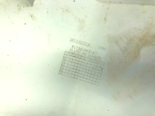 2018 Honda CRF250R Front Number Plate