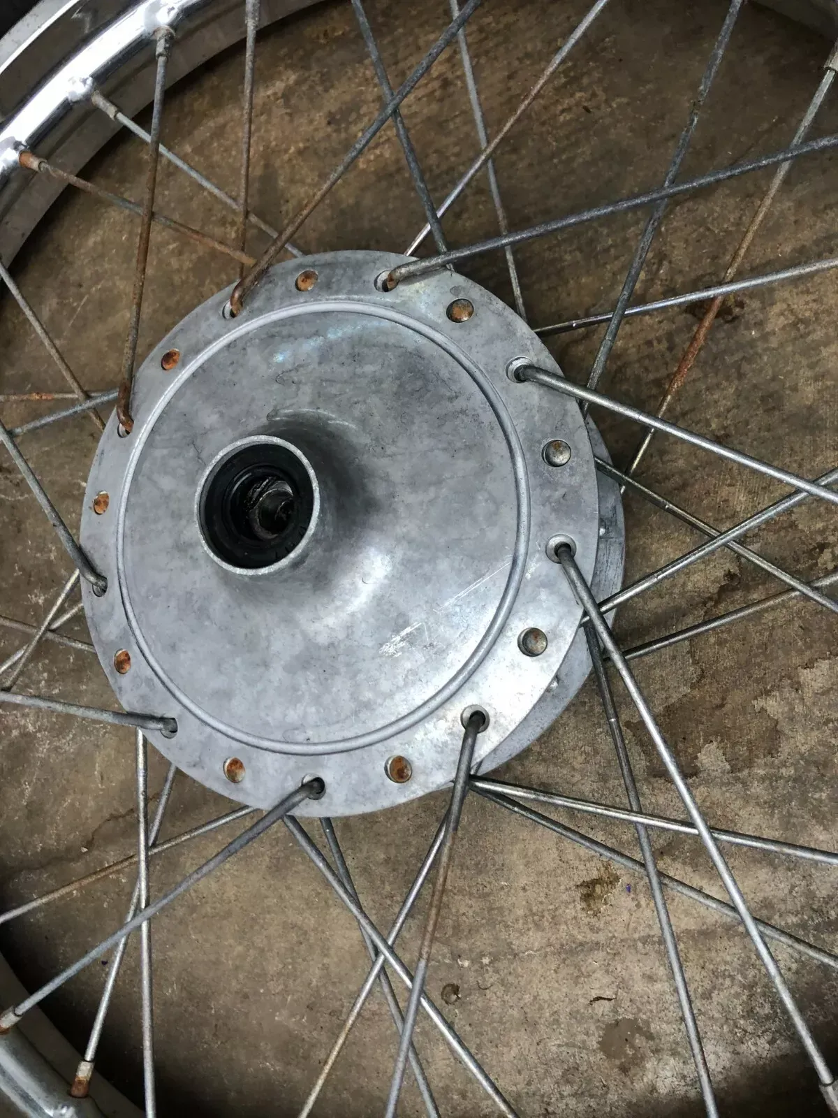 1975 Kawasaki MC1 90 Front Wheel