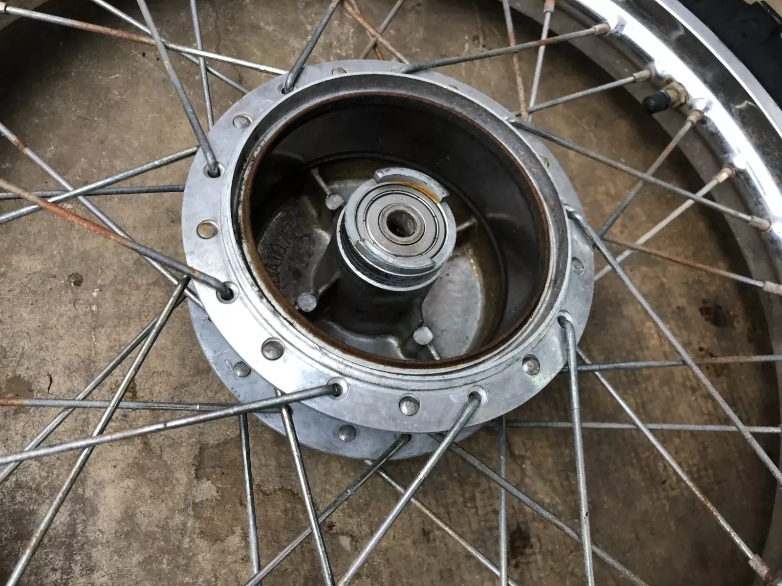 1975 Kawasaki MC1 90 Front Wheel