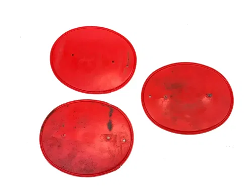 1981 Honda Z50 Number Plate Set (some cracks)
