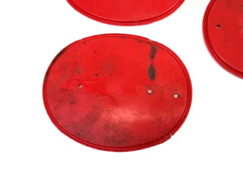 1981 Honda Z50 Number Plate Set (some cracks)