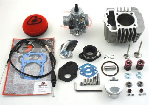 Honda CRF110 TB 132cc Bore Kit, 26mm Mikuni VM26 Carb Kit, Big Valve Kit TBW9139