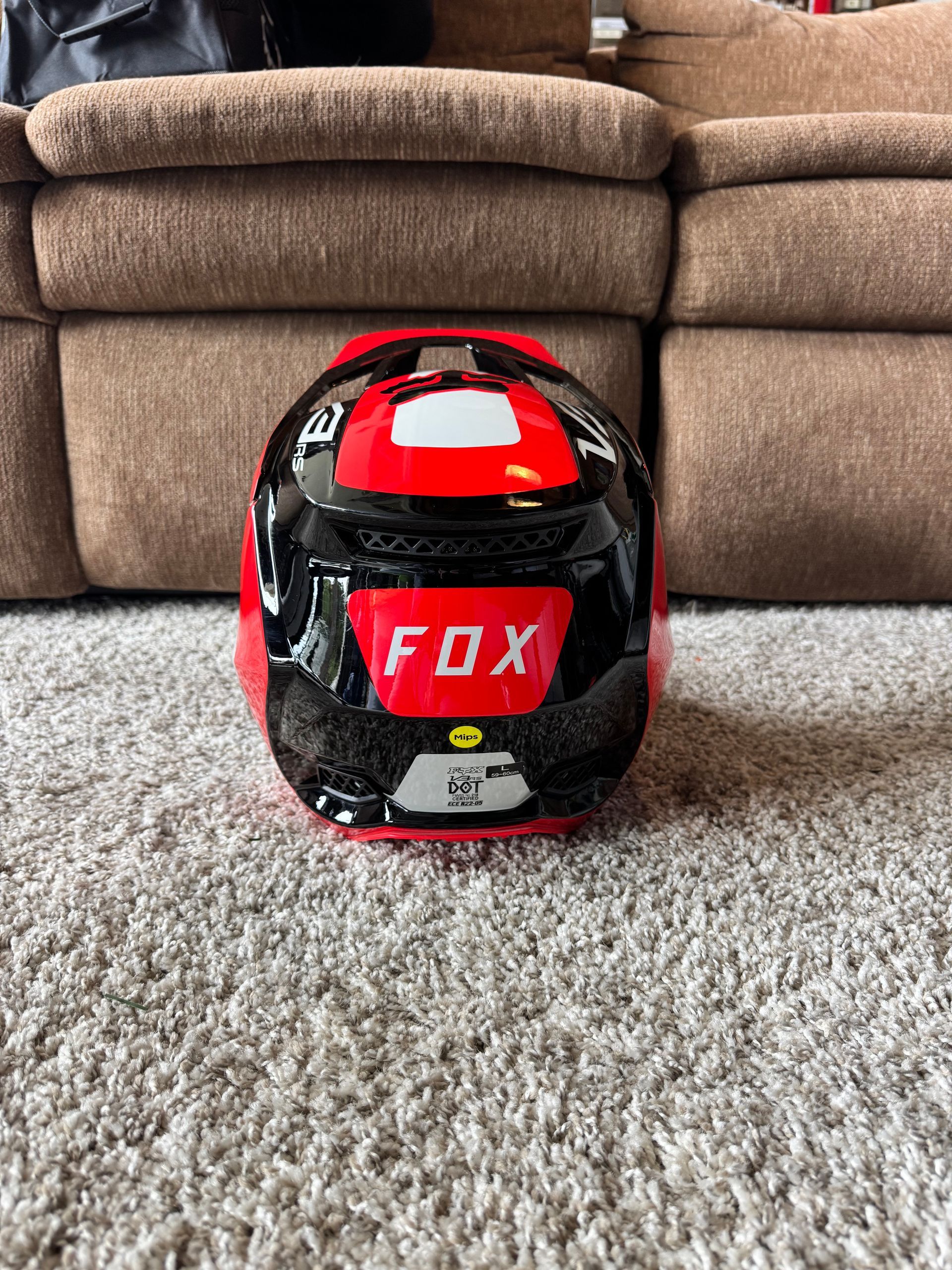 Fox V3 RS Efekt Helmet. Size Large