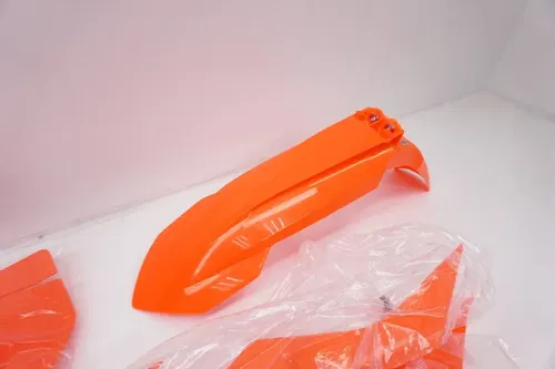 KTM 85 SX Neon Flo Orange Plastic Kit UFO Fenders Side Panel 2018-2024