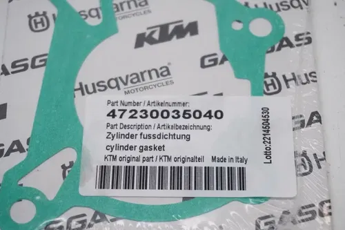 KTM Husqvarna 85 Cylinder Base Gasket OEM 47230035040 TC85 85SX TC SX 18-24 M25