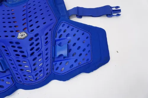 Troy Lee Designs Rockfight Stone Shield Chest Back Protector Blue Mens XL/XXL