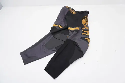 FXR Podium Pro Battalion Pants Black/Charcoal/Gold Men's Size 32 MX Motocross K7
