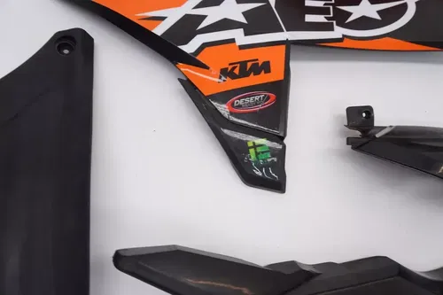 KTM 250 SX-F Plastic Kit AEO Plastics Shrouds Side Panels Fenders SXF SX #10