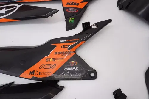 KTM 250 SX-F Plastic Kit AEO Plastics Shrouds Side Panels Fenders SXF SX #10