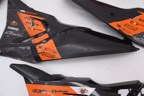 KTM 250 SX-F Plastic Kit AEO Plastics Shrouds Side Panels Fenders SXF SX #10