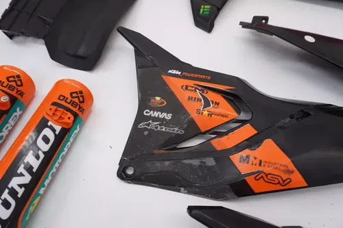 KTM 250 SX-F Plastic Kit AEO Plastics Shrouds Side Panels Fenders SXF SX #10
