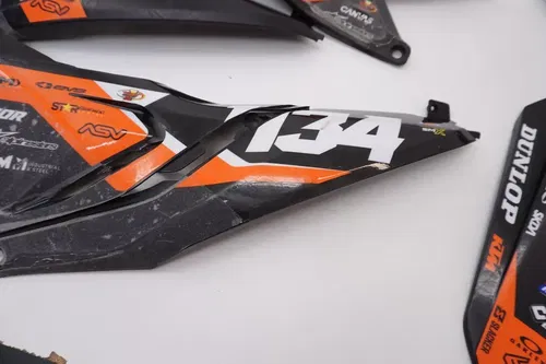 KTM 250 SX-F Plastic Kit AEO Plastics Shrouds Side Panels Fenders SXF SX #10