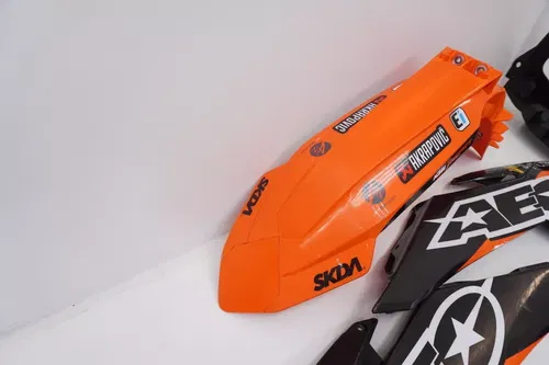 KTM 250 SX-F Plastic Kit AEO Plastics Shrouds Side Panels Fenders SXF SX #10