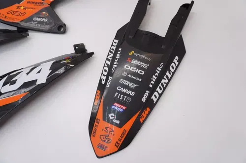 KTM 250 SX-F Plastic Kit AEO Plastics Shrouds Side Panels Fenders SXF SX #10