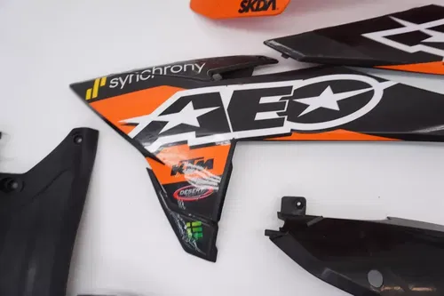 KTM 250 SX-F Plastic Kit AEO Plastics Shrouds Side Panels Fenders SXF SX #10