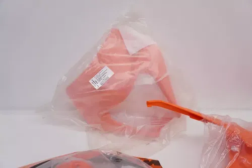 KTM 125-500 Plastic Kit Fenders Shrouds Side Panels Airbox Fork Guards Orange KA