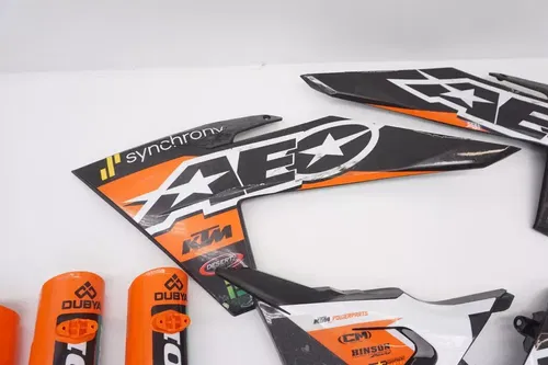 2024 KTM 250 SX-F Plastic Kit AEO Plastics Shrouds Side Panels Fenders SXF SX #8