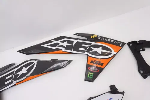 2024 KTM 250 SX-F Plastic Kit AEO Plastics Shrouds Side Panels Fenders SXF SX #8