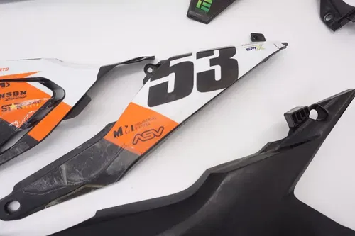 2024 KTM 250 SX-F Plastic Kit AEO Plastics Shrouds Side Panels Fenders SXF SX #8